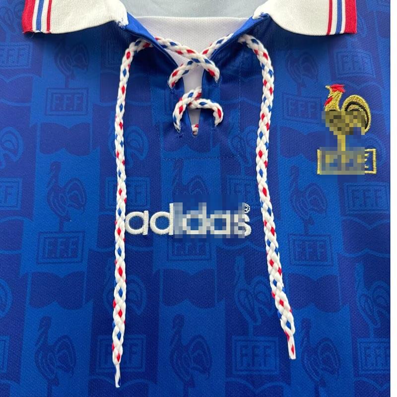 Camiseta Francia Retro 1996 Home