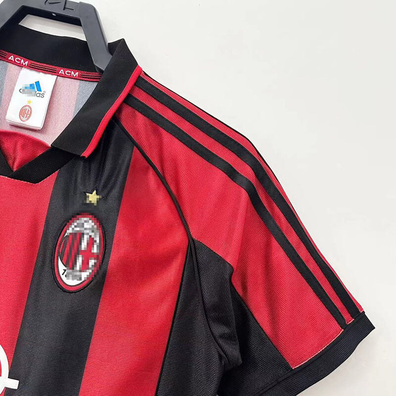 Camiseta AC Milan Retro 1999/2000 Home