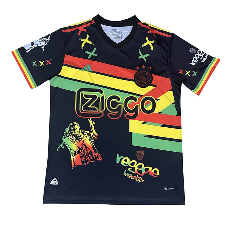 Camiseta de Ajax de Ámsterdam 2023 Edición Conmemorativa Negro