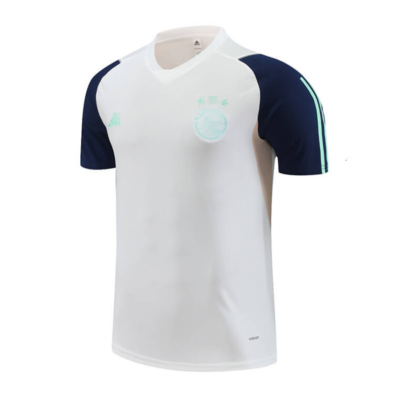Camiseta de Entrenamiento de Ajax de Ámsterdam 2023/2024 Blanco/Azul Marino