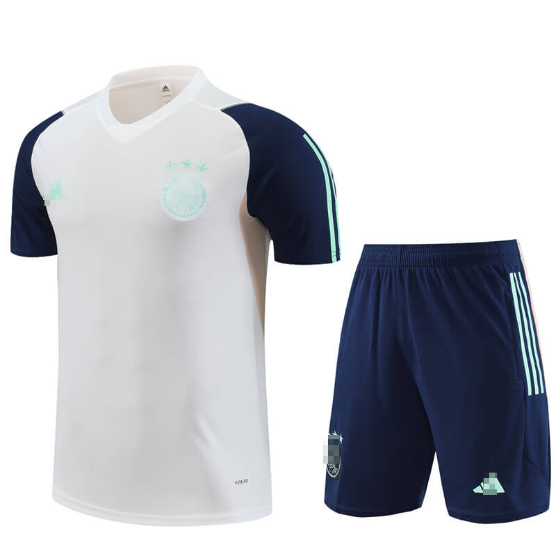 Camiseta de Entrenamiento de Ajax de Ámsterdam 2023/2024 Blanco/Azul Marino