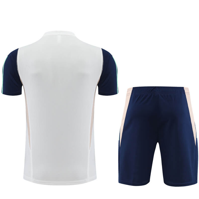 Camiseta de Entrenamiento de Ajax de Ámsterdam 2023/2024 Blanco/Azul Marino