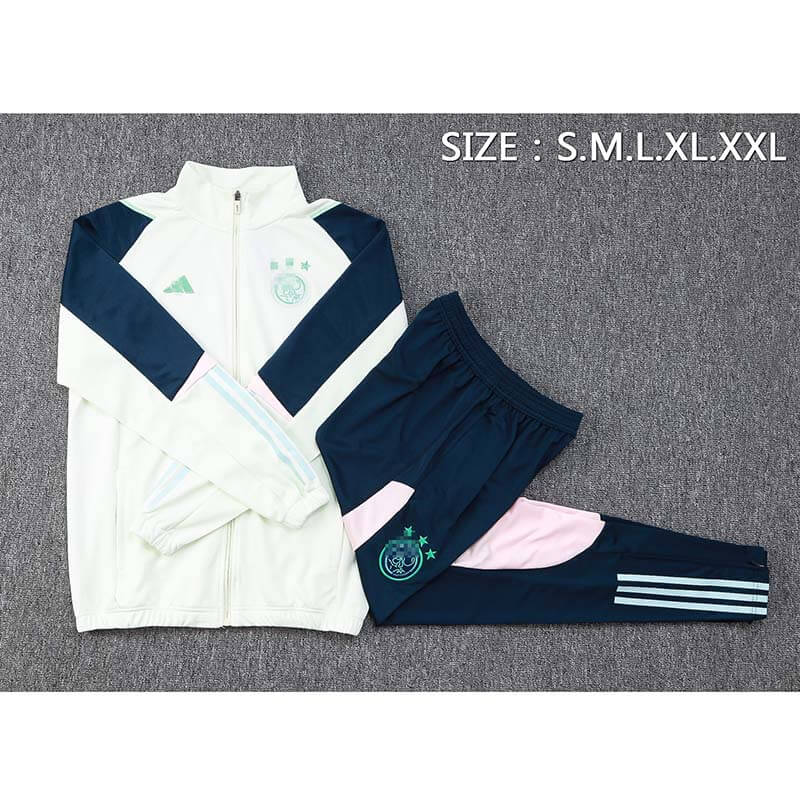 Chaqueta de Ajax de Ámsterdam 2023/2024 Beige