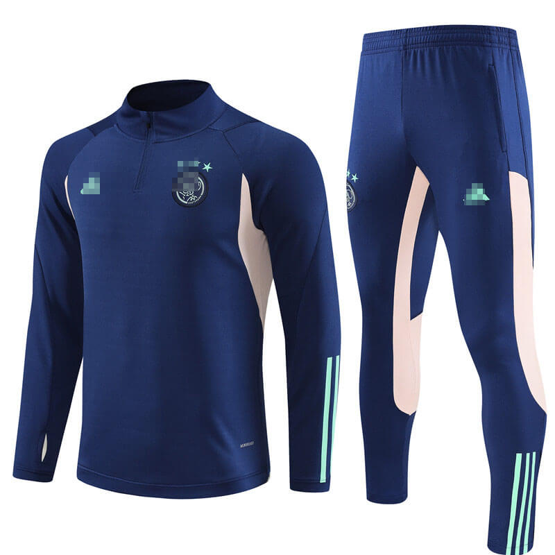 Sudadera Entrenamiento Ajax de Ámsterdam 2023/2024 Kit Azul Oscuro