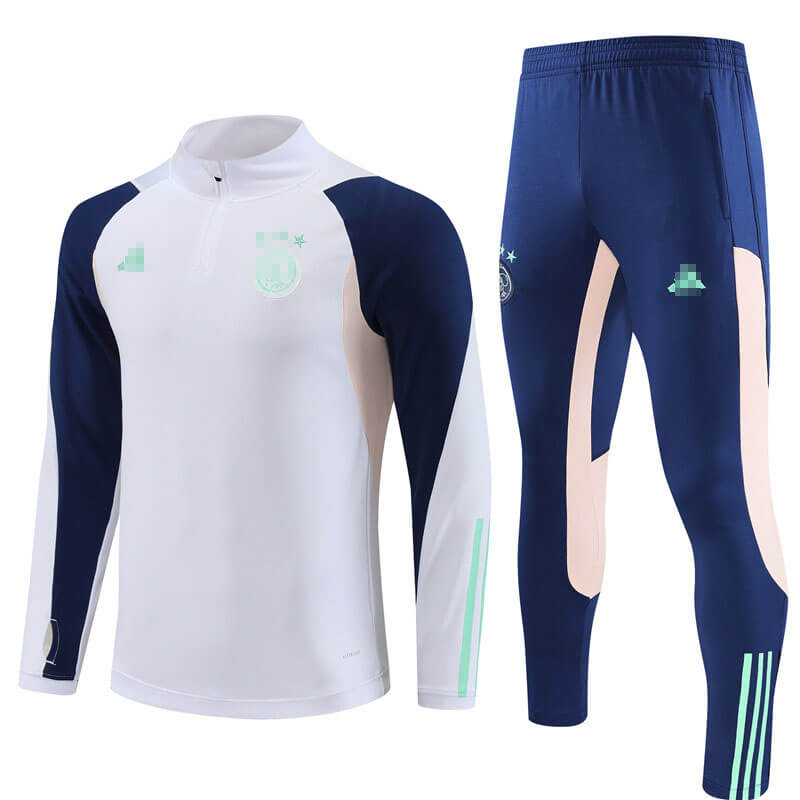 Sudadera Entrenamiento Ajax de Ámsterdam 2023/2024 Kit Blanco/Azul