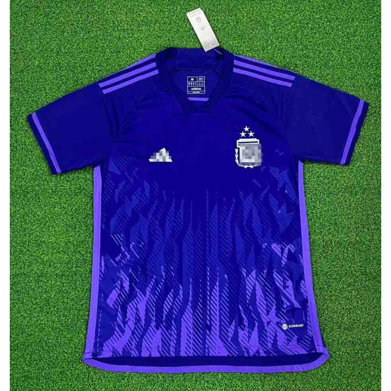 Camiseta Argentina Away 2022 Mundial Campeona con Tres Estrellas