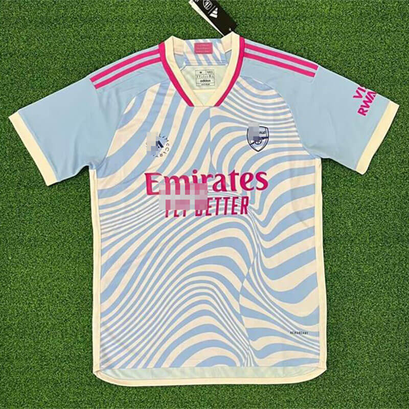 Camiseta de Arsenal 2023/2024 Azul/Rosa