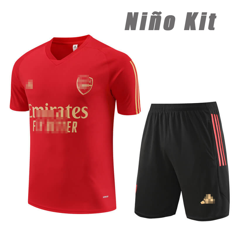 Camiseta de Entrenamiento Arsenal 2023/2024 Rojo Niño Kit