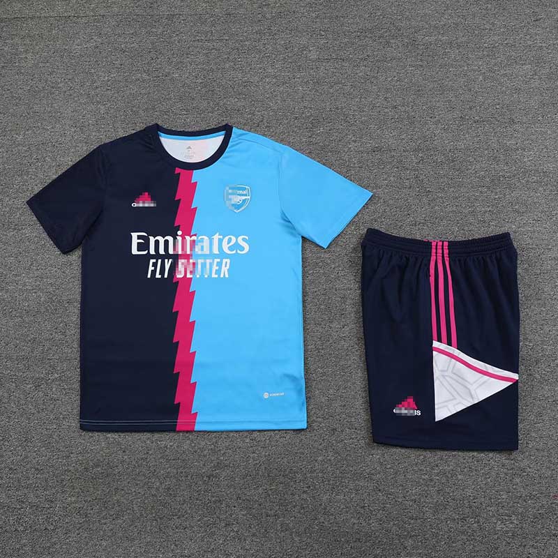 Camiseta de Entrenamiento de Arsenal 2023/2024 Azul/Rosa