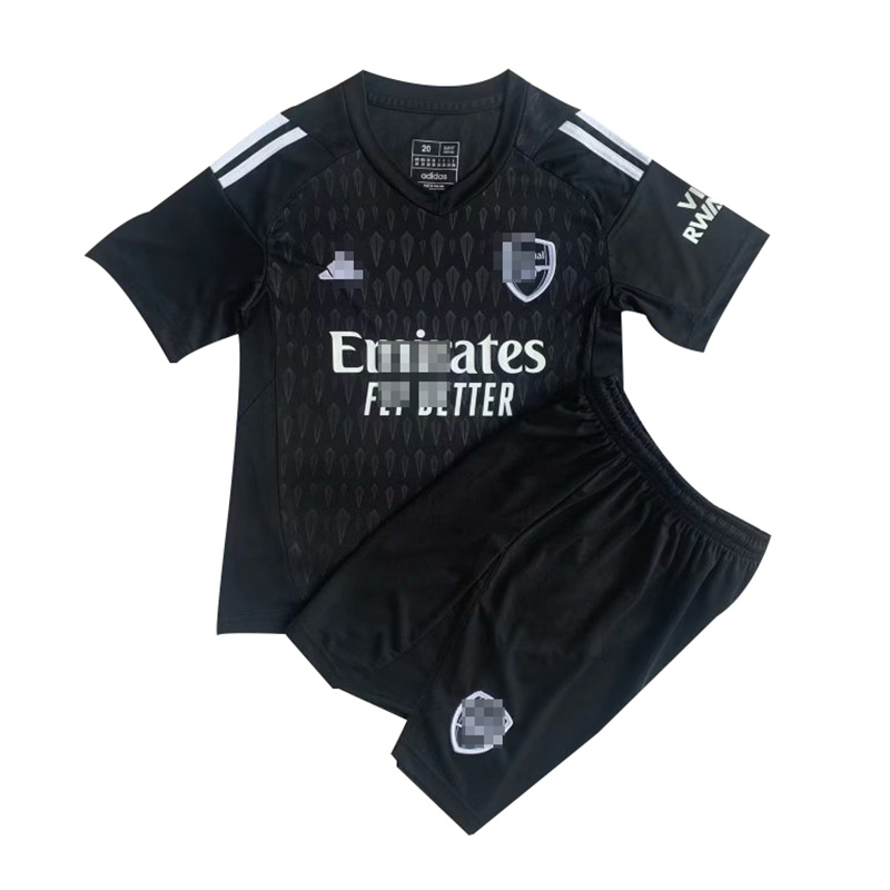 Camiseta De Portero Arsenal Negro 2023/2024 Niño Kit