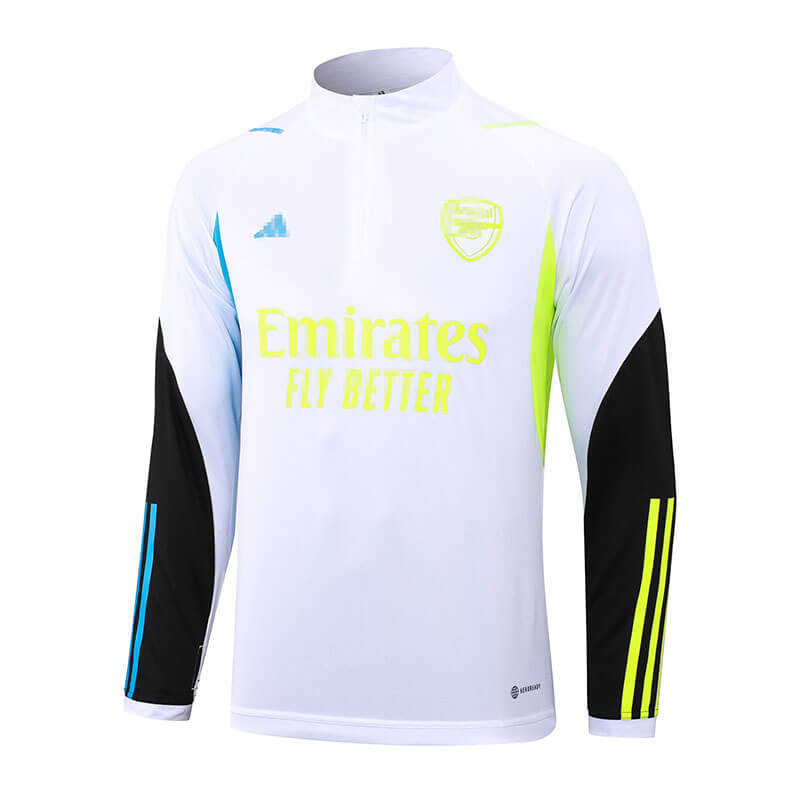 Sudadera Entrenamiento Arsenal 2023/2024 Blanco/Negro