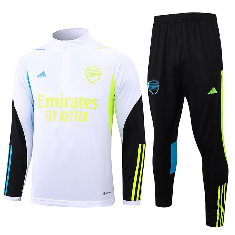 Sudadera Entrenamiento Arsenal 2023/2024 Blanco/Negro