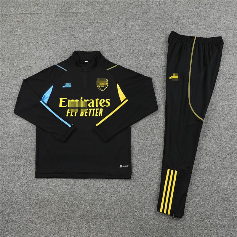 Sudadera Entrenamiento Arsenal 2023/2024 Niño Kit Negro