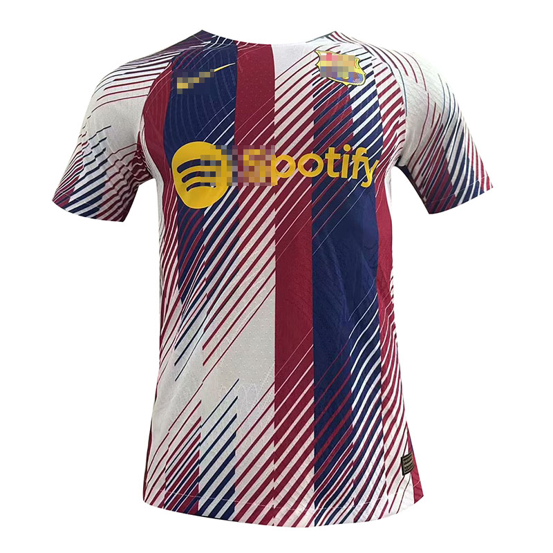 Camiseta 2023/2024 Barcelona Blanco/Azul/Rojo (EDICIÓN JUGADOR)
