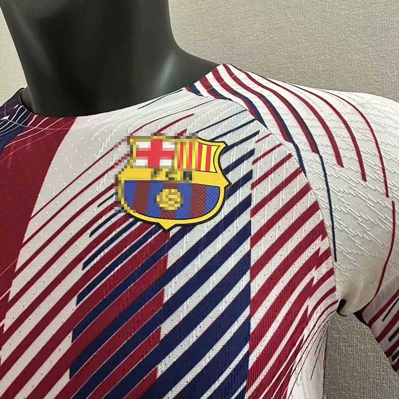 Camiseta 2023/2024 Barcelona Blanco/Azul/Rojo (EDICIÓN JUGADOR)