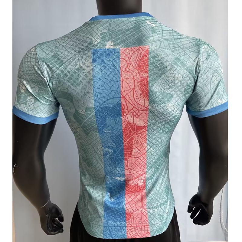 Camiseta Barcelona Azul Claro 2023/2024 (EDICIÓN JUGADOR)