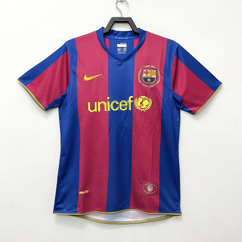 Camiseta Barcelona Home Retro 07/08