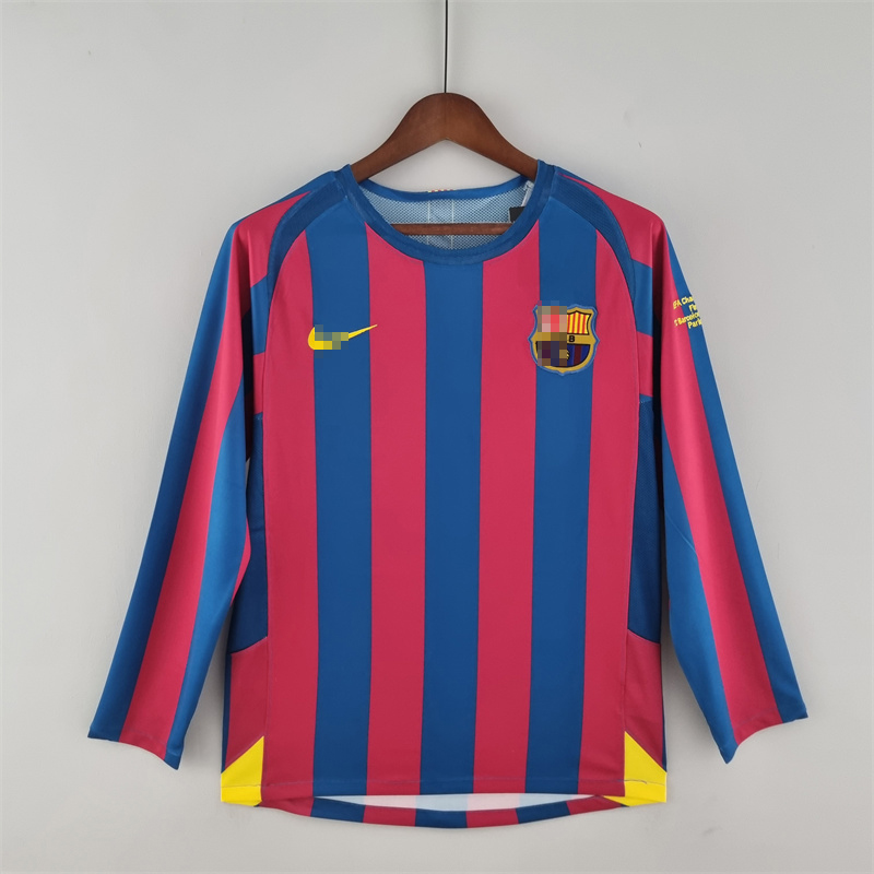 Camiseta Barcelona Home Retro 2005/06 ML