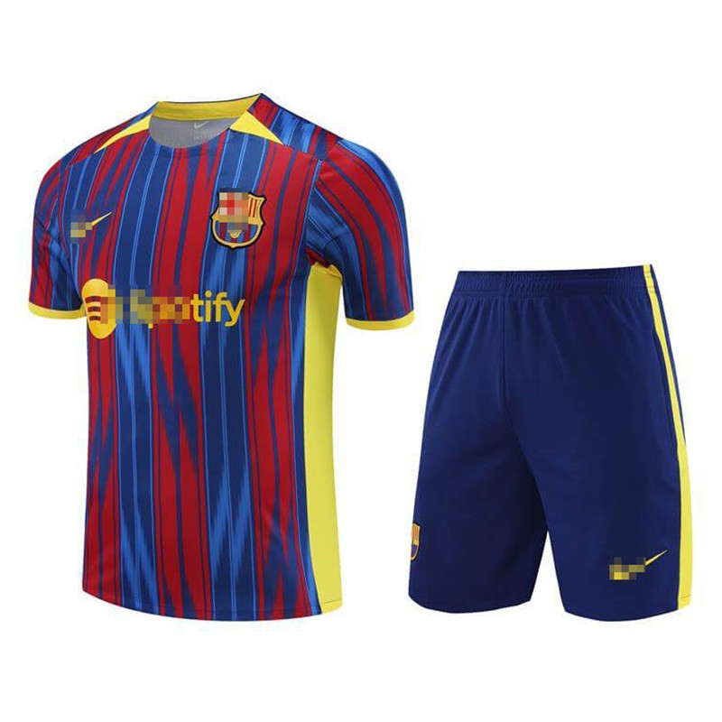 Camiseta de Entrenamiento de Barcelona 2023/2024 Azul/Rojo