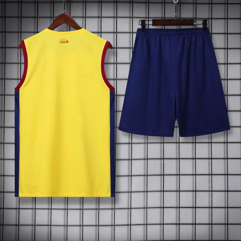 Camiseta de Entrenamiento de Barcelona Sin Mangas 2023/2024 Kit Amarillo