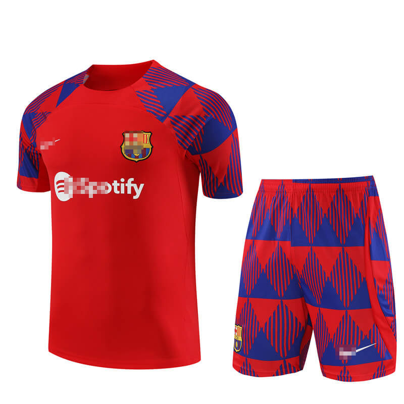 Camiseta de Entrenamiento Barcelona 2023/2024 Rojo/Azul Kit