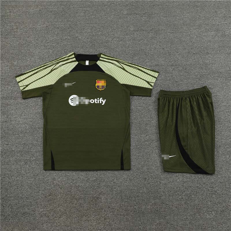 Camiseta de Entrenamiento de Barcelona 2023/2024 Verde Oscuro