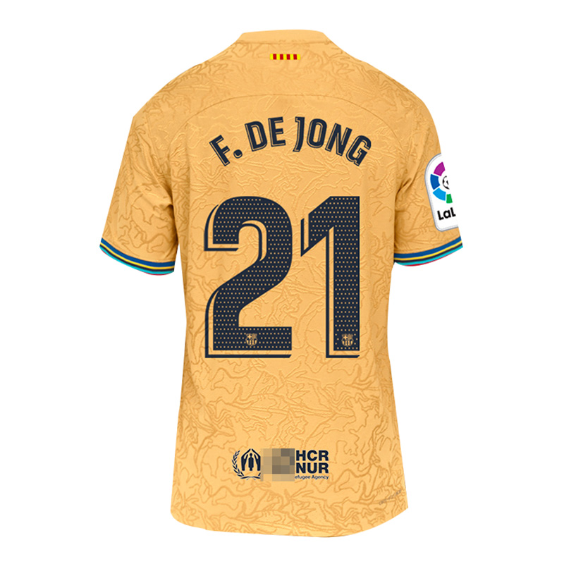 Camiseta F. De Jong 21 Barcelona Away 2022/2023