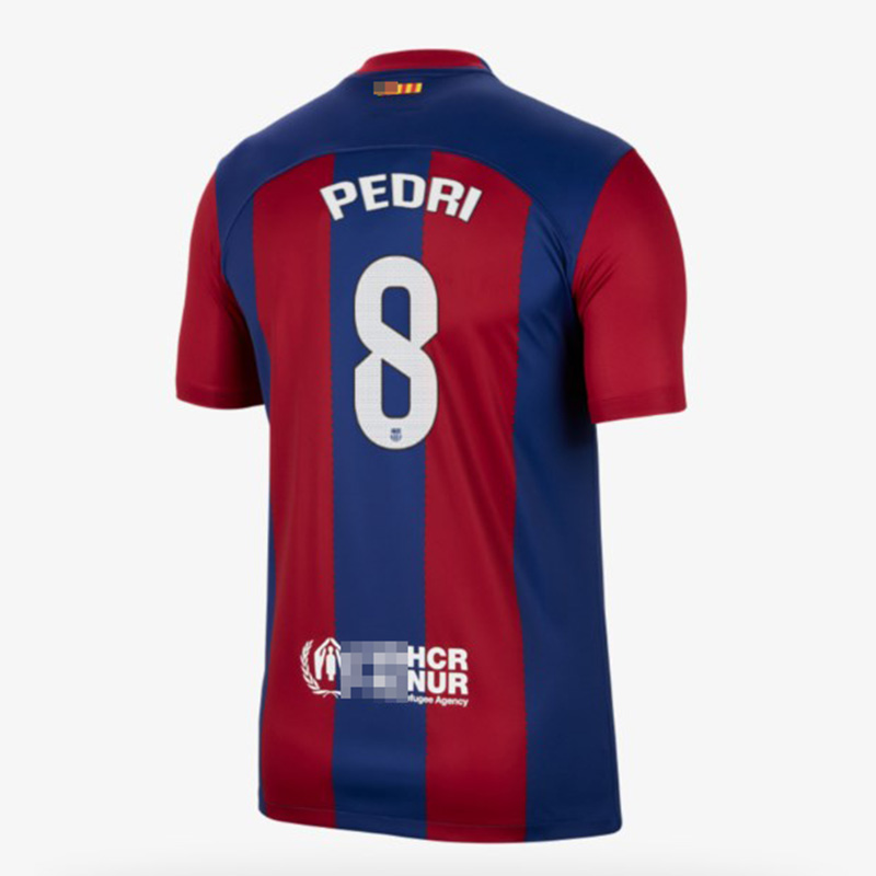 Camiseta Pedri 8 Barcelona 2023/2024 Home
