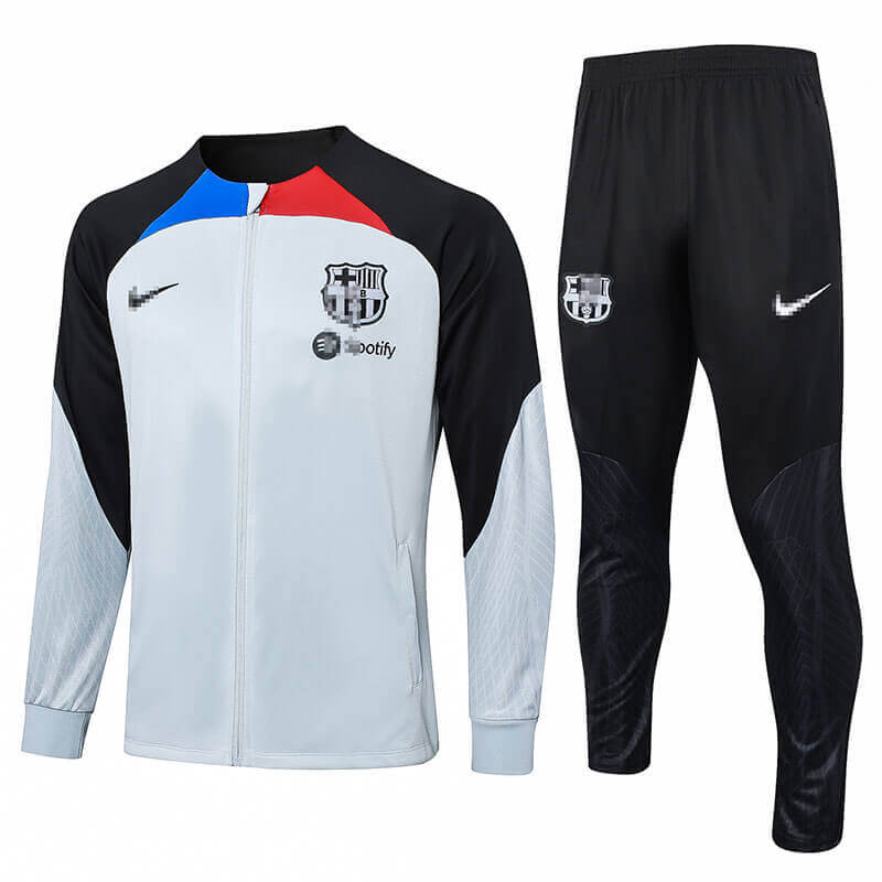 Chandal de Barcelona 2023/2024 Gris Claro/Negro