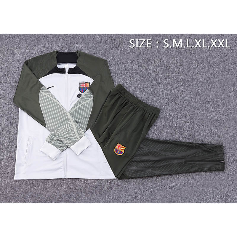 Chaqueta de Barcelona 2023/2024 Gris Claro/Verde
