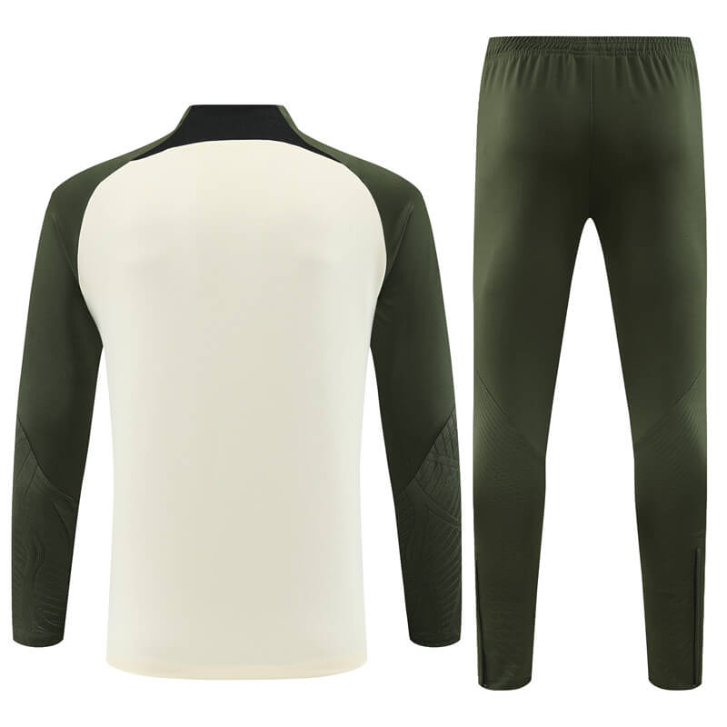 Sudadera de Entrenamiento Barcelona Beige/Verde 2023/2024