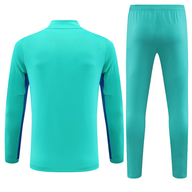 Sudadera Entrenamiento Barcelona 2023/2024 Niño Kit Turquesa