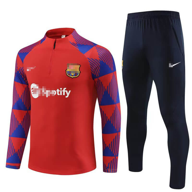 Sudadera Entrenamiento Barcelona 2023/2024 Rojo/Azul