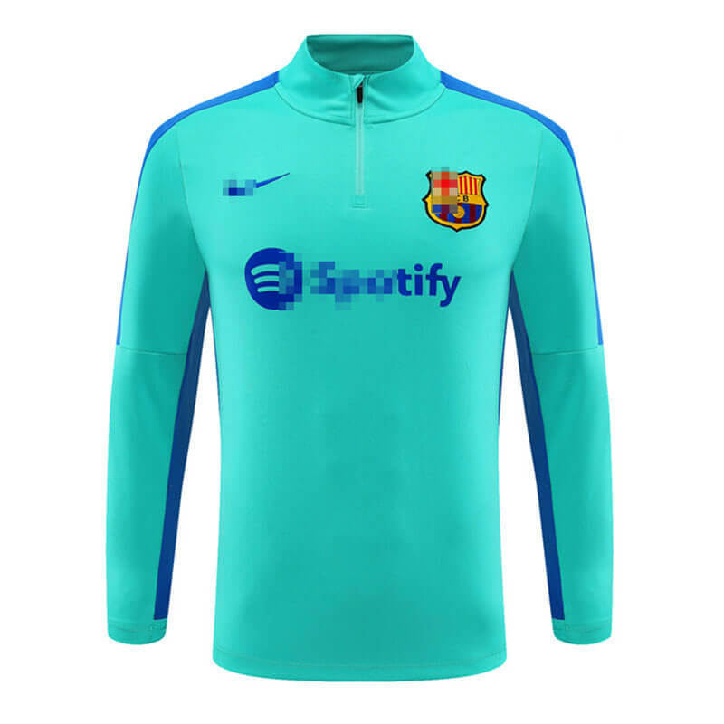 Sudadera Entrenamiento Barcelona 2023/2024 Turquesa