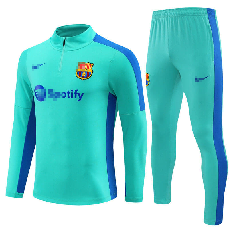 Sudadera Entrenamiento Barcelona 2023/2024 Kit Turquesa