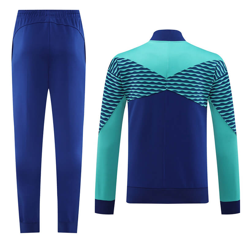 Chaqueta de Brasil 2023 Azul/Verde