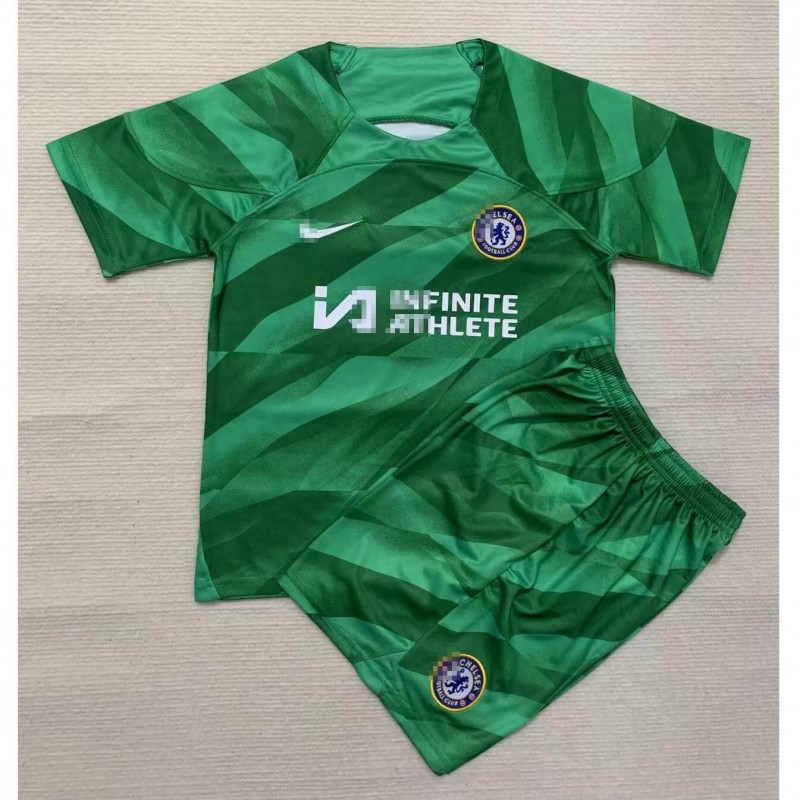 Camiseta de Portero de Chelsea 2023/2024 Niño Kit Verde