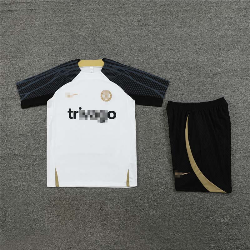 Camiseta de Entrenamiento de Chelsea FC 2023/2024 Blanco/Negro