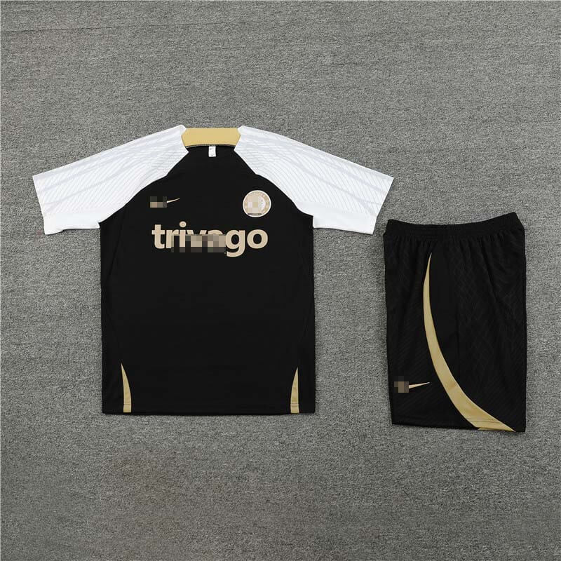 Camiseta de Entrenamiento de Chelsea FC 2023/2024 Negro/Blanco