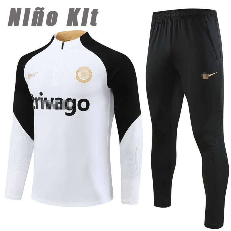 Sudadera Entrenamiento Chelsea FC 2023/2024 Niño Kit Blanco/Negro