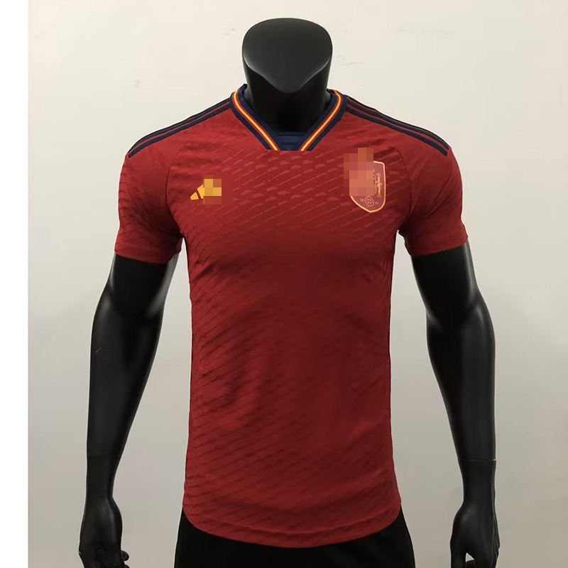Camiseta Espana Home 2022 Mundial (EDICIÓN JUGADOR)