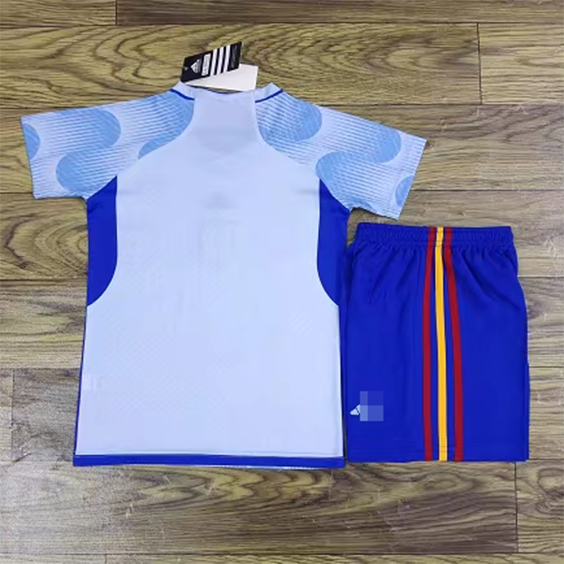 Camiseta España 2022 Mundial Away Niño Kit