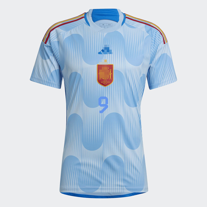 Camiseta Gavi 9 España Away 2022 Mundial