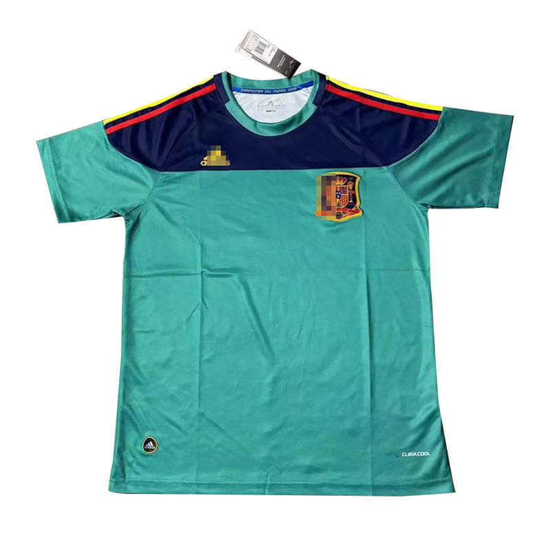 Camiseta de Portero España 2010 Retro Verde