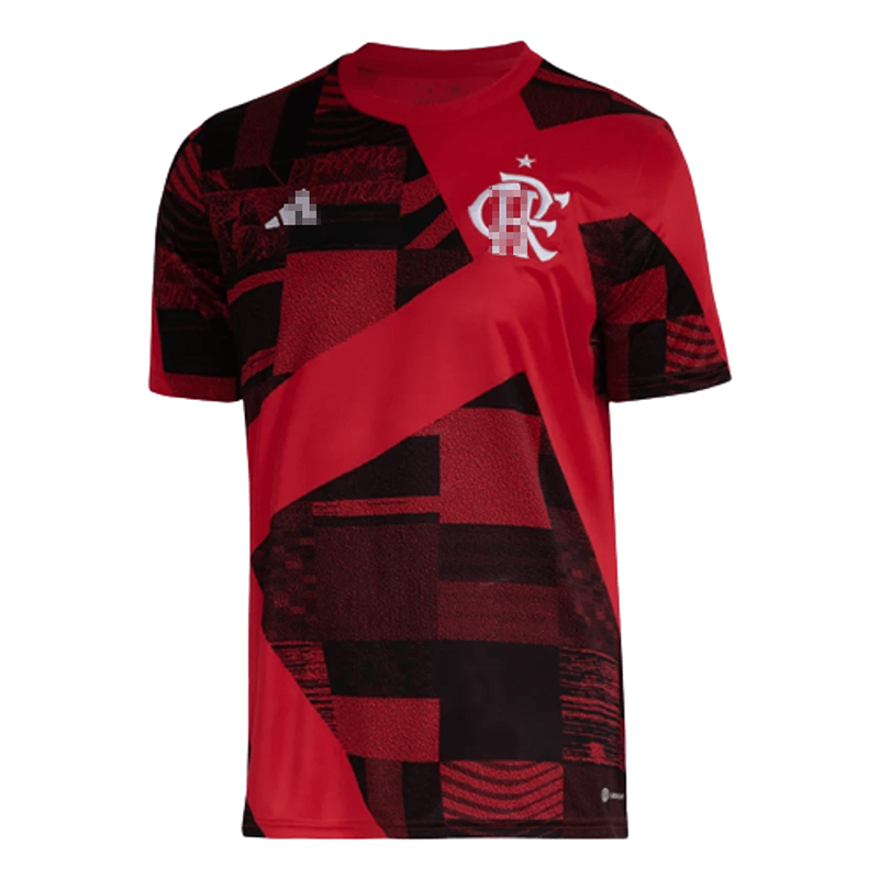 Camiseta Flamengo Pre-Match 2023/2024 Rojo/Negro