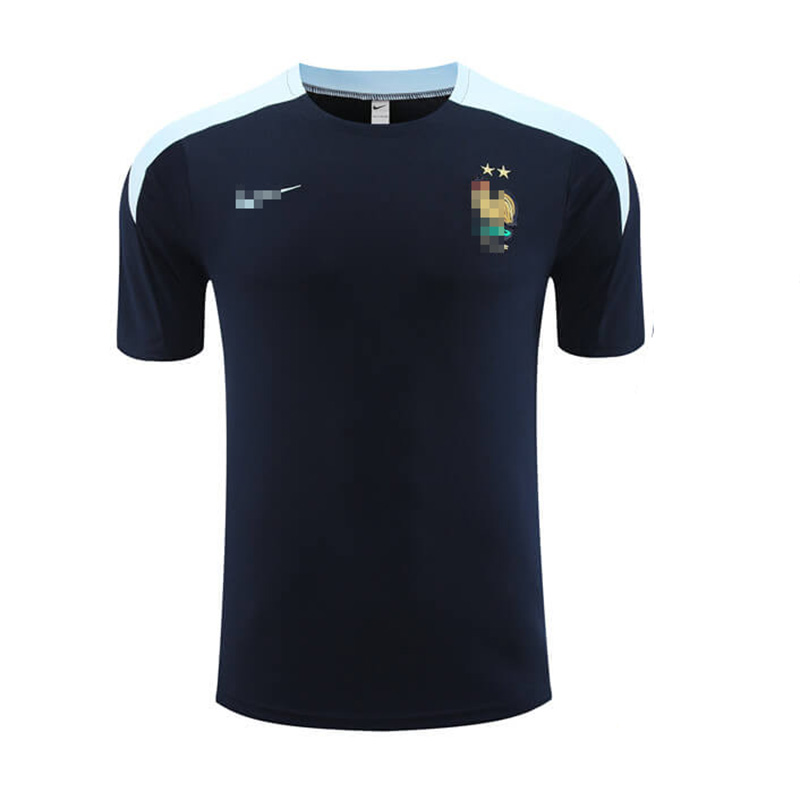 Camiseta de Entrenamiento de Francia 2023 Azul Marino