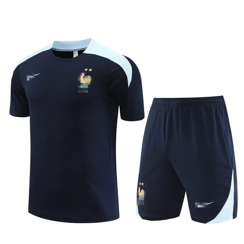 Camiseta de Entrenamiento de Francia 2023 Azul Marino