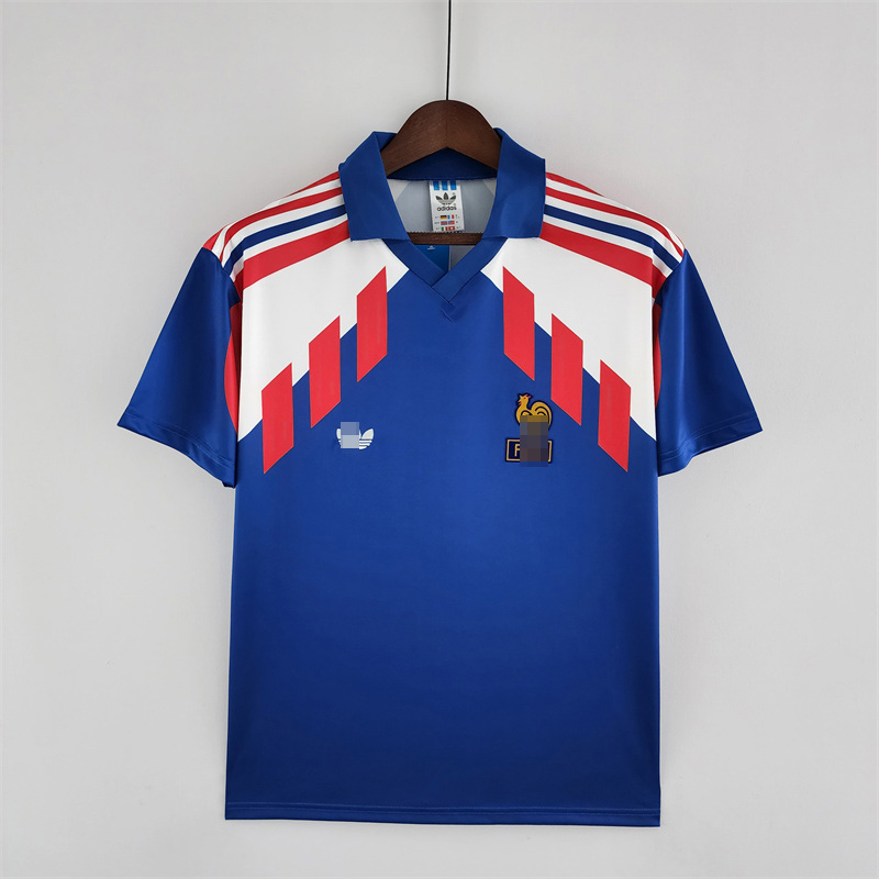 Camiseta Francia Home Retro 88/90