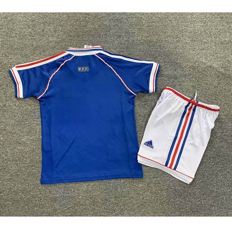 Camiseta Francia Retro 1998 Home Niño Kit