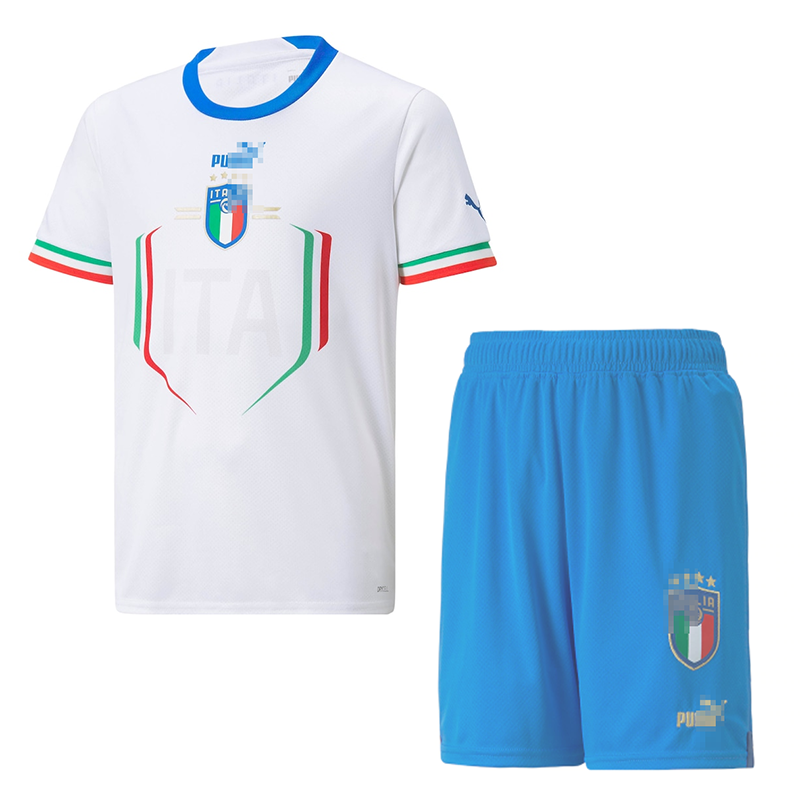 Camiseta Italia 2022 Mundial Away Niño Kit